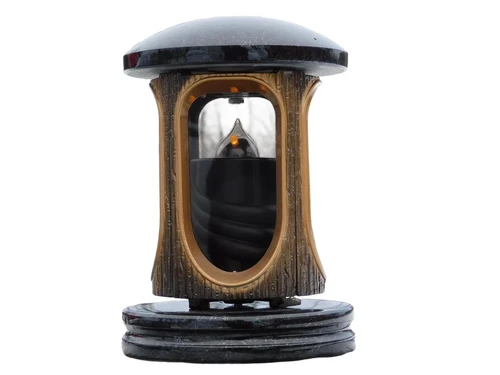 Electric Grave Candle - Black - Lantern