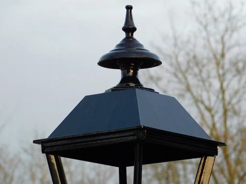 Außenleuchte auf Sockel – 103 cm – Schwarz