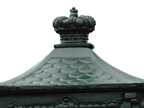 Standing Letterbox - 120 cm - Cast Iron - Green