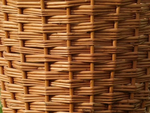 Vintage Wicker Basket - 26 cm - Rattan