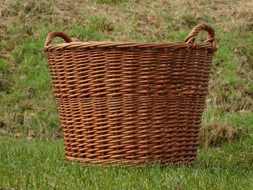 Vintage Wicker Basket - Large - Rattan