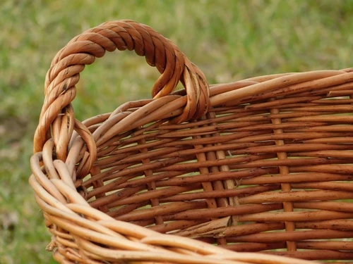Vintage Wicker Basket - Large - Rattan