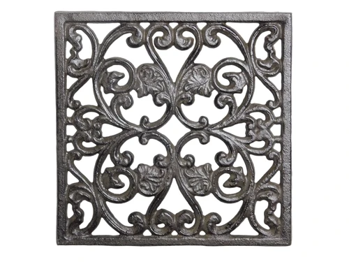 Grill rack - Pan holder - 17 x 17 cm - Cast iron