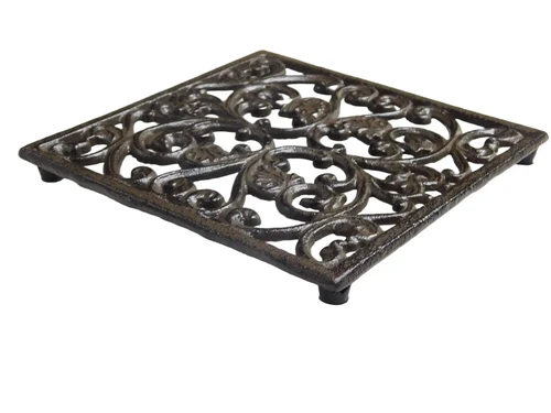 Grill rack - Pan holder - 17 x 17 cm - Cast iron