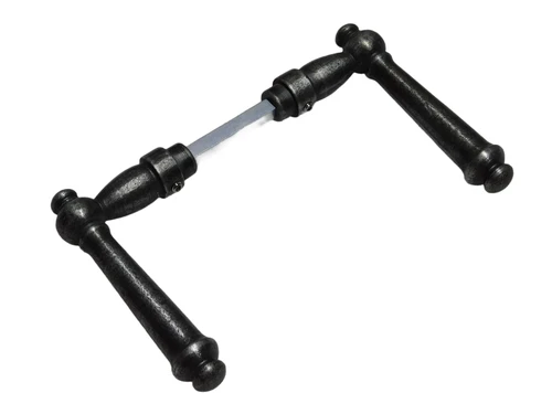 Windsor Door Handles Set - Cast Iron Galvanised