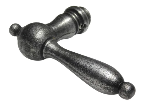 Cambridge door handle - Cast iron Galvanised
