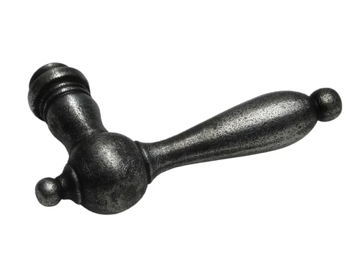 Cambridge door handle - Cast iron Galvanised