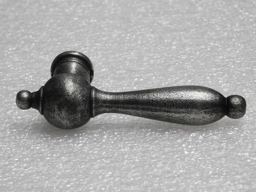 Cambridge door handle - Cast iron Galvanised