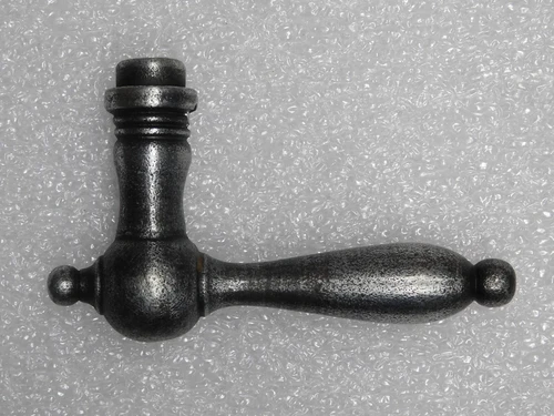 Cambridge door handle - Cast iron Galvanised