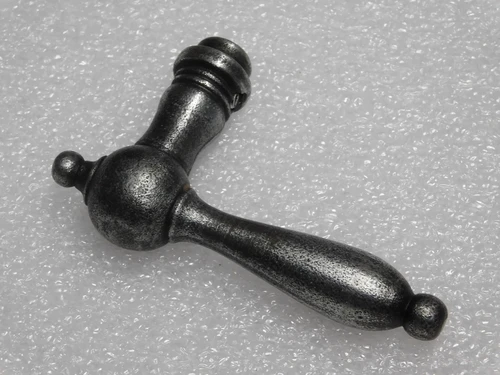 Cambridge door handle - Cast iron Galvanised