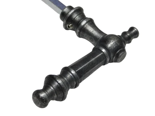Victoria Door Handles Set - Cast Iron Galvanised
