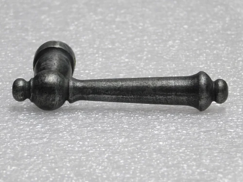 Door handle York - Cast iron Galvanised