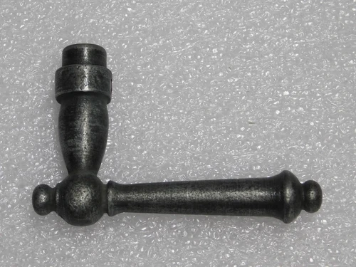 Door handle York - Cast iron Galvanised