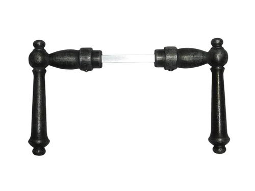 York Door Handles Set - Cast Iron Galvanised