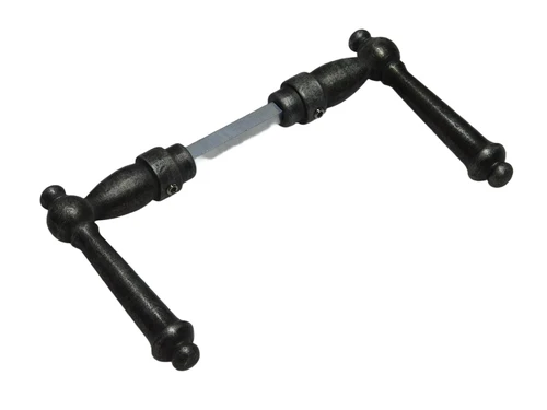 York Door Handles Set - Cast Iron Galvanised