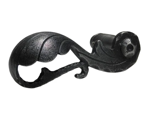 Door handle Vienna - Left - Cast iron Galvanised
