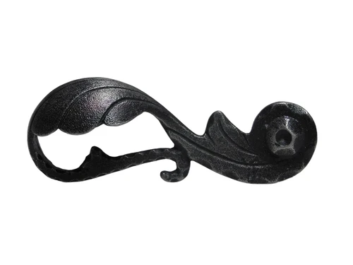 Door handle Vienna - Left + Right - Cast iron Galvanised