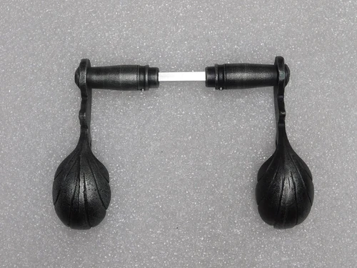 Door handle Vienna - Left + Right - Cast iron Galvanised