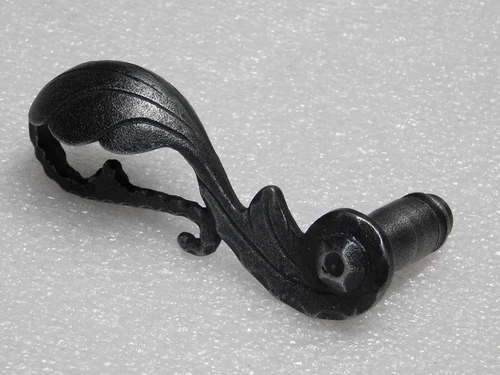 Door handle Vienna - Left + Right - Cast iron Galvanised
