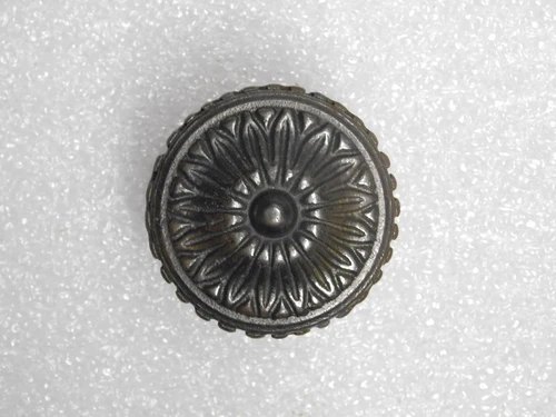 Fixed Door Knob Milano - Cast Iron Galvanised