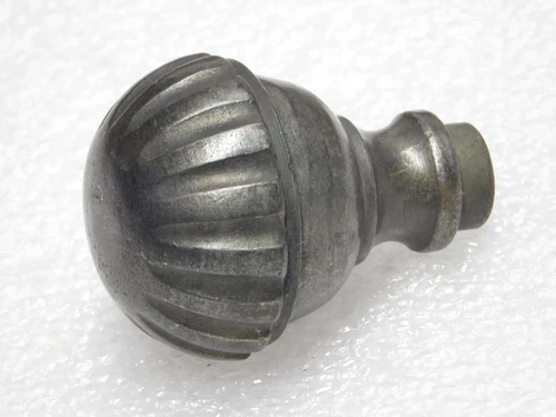 Fixed Door Knob Lyon - Cast Iron Galvanised