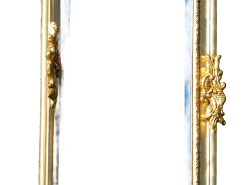Vintage Spiegel in Louis XVI-stijl - 175 cm - Goudkleurig