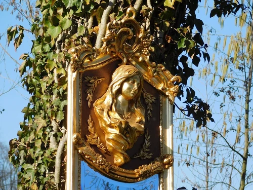 Vintage Spiegel in Louis XVI-stijl - 175 cm - Goudkleurig