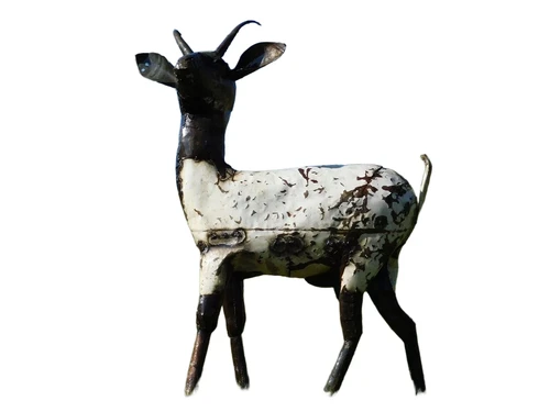 Goat Statue - 107 x 80 cm - Handmade from Metal