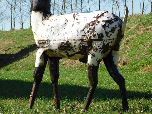 Goat Statue - 107 x 80 cm - Handmade from Metal