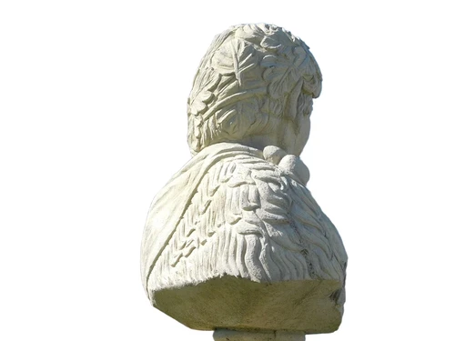 Vintage Bust of Hadrian - 68 cm - Stone