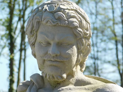 Vintage Bust of Hadrian - 68 cm - Stone