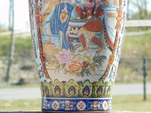 Set of Vintage Vases - 60 cm - Porcelain - Asian Style