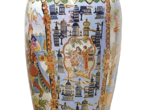 Vintage Porcelain Vase – 60 cm – Asian Style