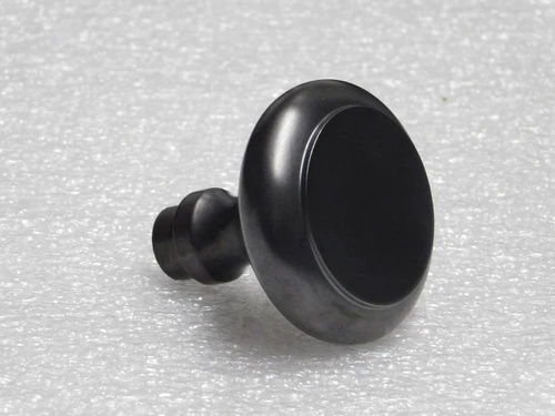 Solid Door Knob - Dark Patinated Brass