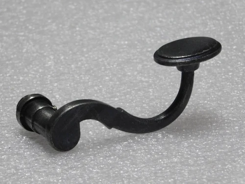 Hamilton Door Handle Set with Escutcheons - Galvanised Cast Iron