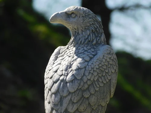 Eagle Statue - 38 cm - Stone