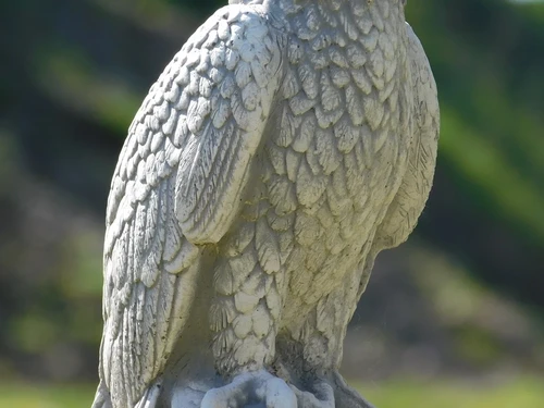 Eagle Statue - 38 cm - Stone