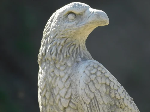 Eagle Statue - 38 cm - Stone