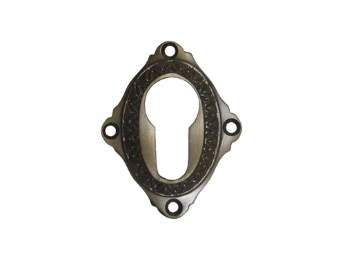 Classic PC Door Rosette - Dark Patinated Brass