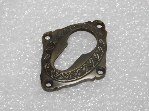 Classic PC Door Rosette - Dark Patinated Brass