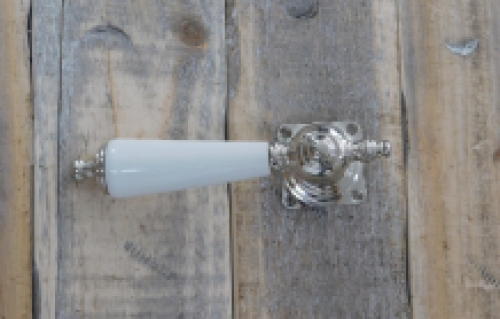Türgarnitur für antike Türen, Nickel Keramik-Türknöpfe im Retro-Design, antik