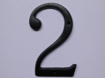 House number 2 - Extra Large - Black