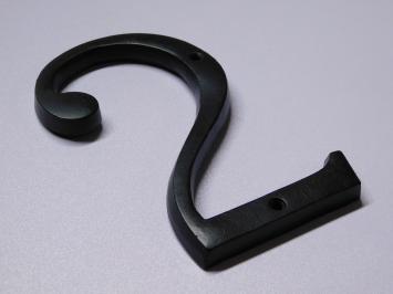 House number 2 - Extra Large - Black