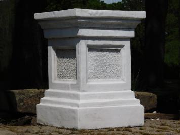 Große Sockel-Säulenkonsole aus massivem Kunststein
