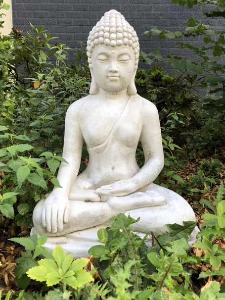 Meditating Buddha - 77 cm - Stone