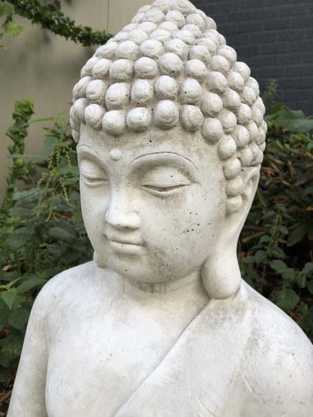 Meditating Buddha - 77 cm - Stone