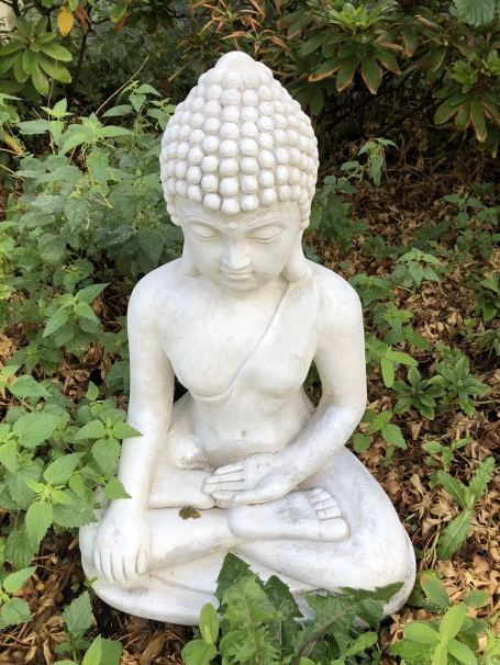 Meditating Buddha - 77 cm - Stone