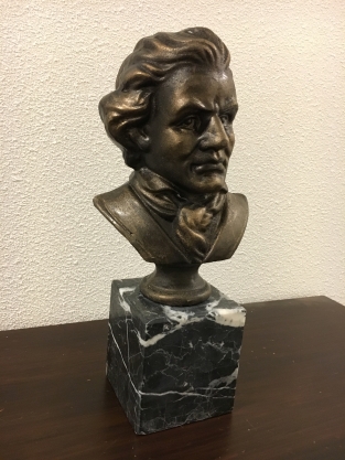 Ludwig van Beethoven, metaal, brons-look