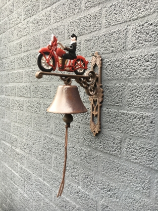 Deurbel 'Motor' - gietijzer