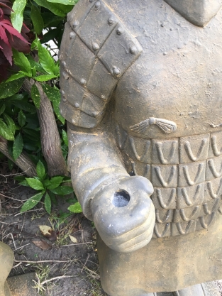 Schöner Satz von japanischen Kriegerstatuen
